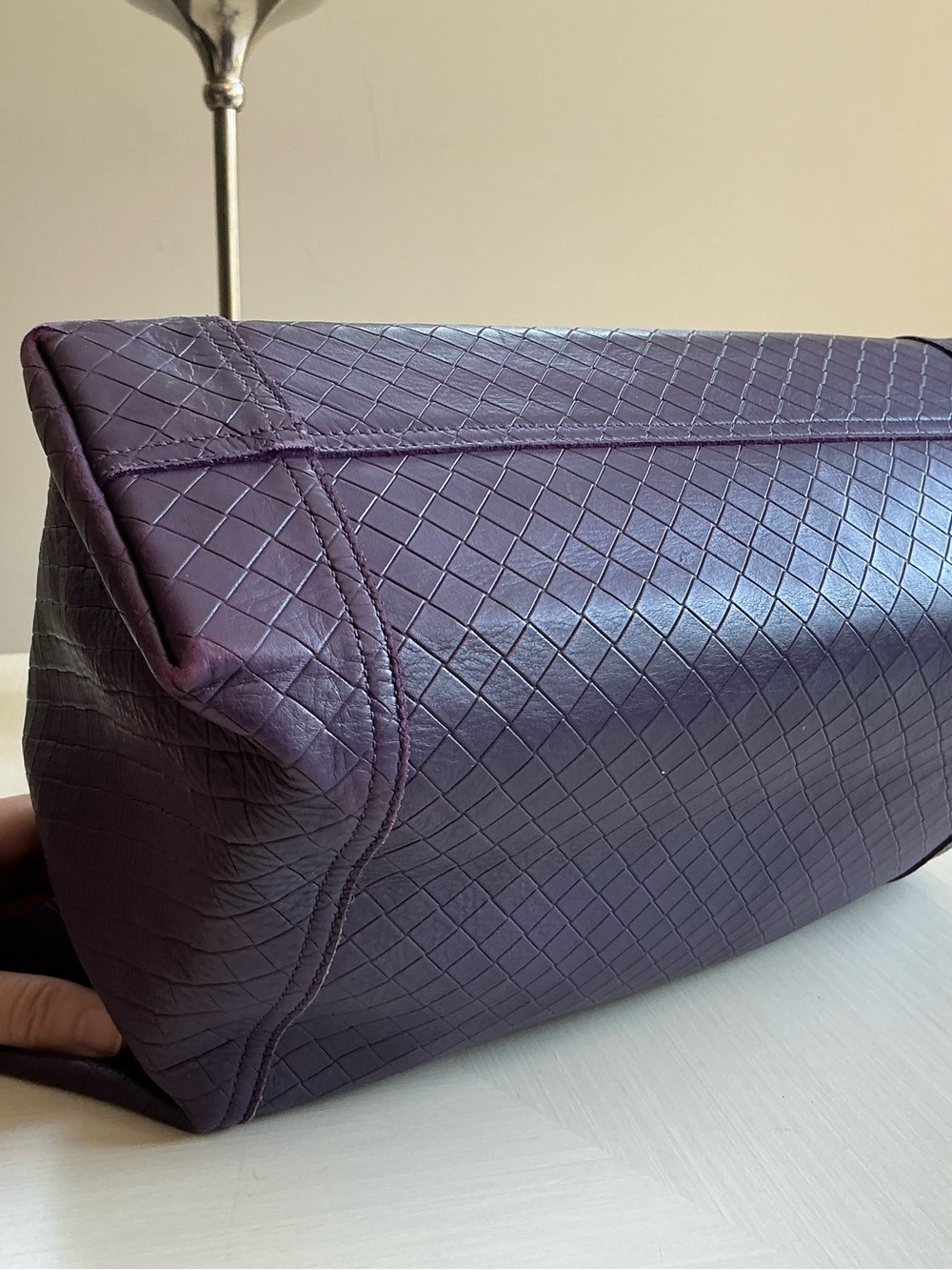 Authentic Bottega Veneta Intrecciomirage Woven-Effect Leather Tote Bag - Picture 7 of 12